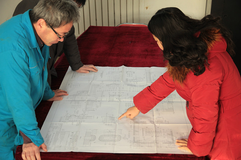 導(dǎo)軌式升降機圖紙交接